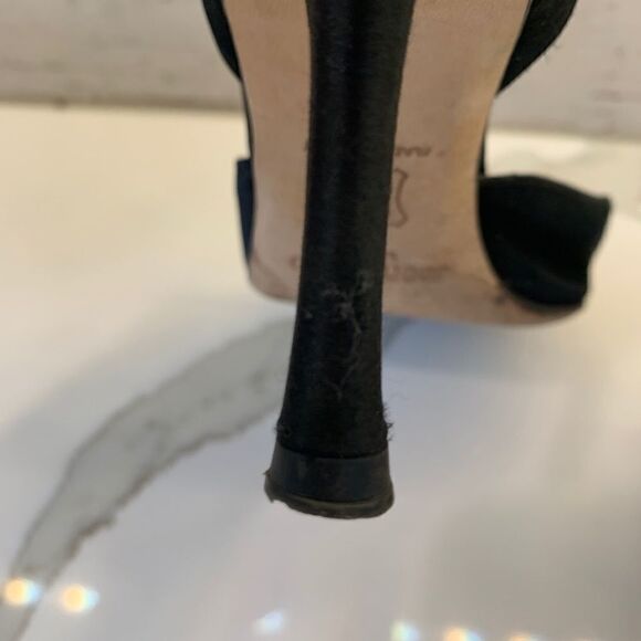 Jimmy Choo Black Slingback heels sz 37 - Picture 10 of 15
